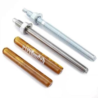 China Wholesale price chemical steel anchor bolt anchor M8-M30 chemical galvanized steel for sale