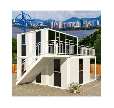 China Luxury Hotel Prefabricated Folding Container House Mobile Customized for sale