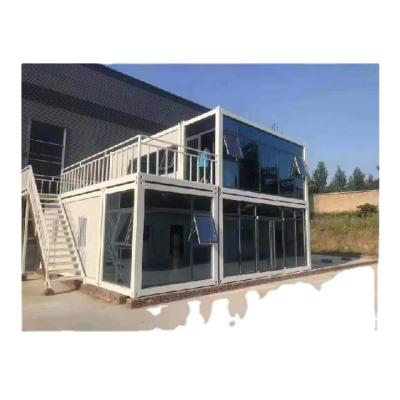 China Cabin Flat Pack Container Homes With Light Steel Frame & Sandwich Panel for sale