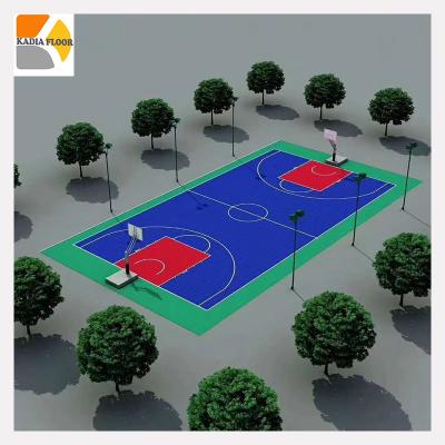 China High quality fustal padel court floor fustal padel floor factory low price factory low price basketball plastic interlocking floor for sale