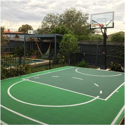 China Factory price basketball pp material basketball floor high quality professional outdoor suspended interlocking court for sale