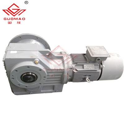 China Hotels KA97 High Efficiency Electric Vehicle Gearbox Right Angle Gearbox 1 Low RPM 1 Motor Ratio High Torque 1 Hp for sale