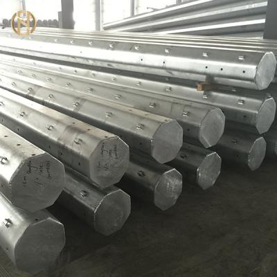 China 9M 30FT Steel Tubular Pole 200daN 2KN GR50 Wind Resistant Long Service Life for sale