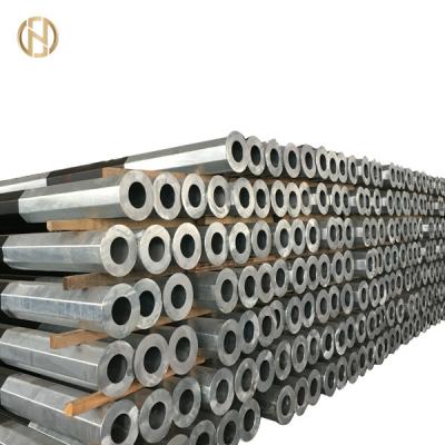 China Galvanized Steel Transmission Pole 12.2m 69KV Well Finished Galvanization for sale