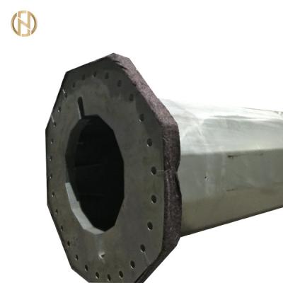 China Octagonal Electrical Power Pole 2-50M Hot Dip Galvanized Surface Treatment for sale