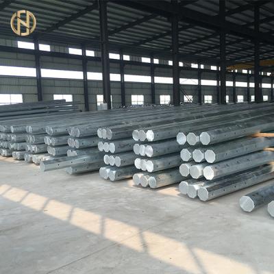 China 300daN 200daN Metal Electric Pole Hot Roll Steel Q345B GR65 2-3.5mm Thickness for sale