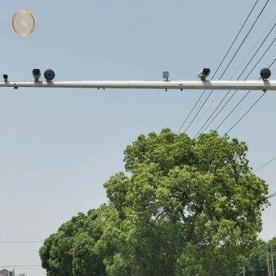 China 6MX12M Traffic Light Pole   Powder Coated Octagonal Steel Pole Customized for sale