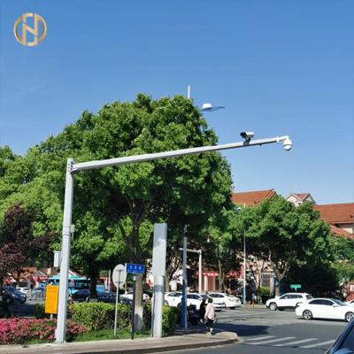 China Aseismic Design Q235B Steel 16M CCTV Camera Pole for sale