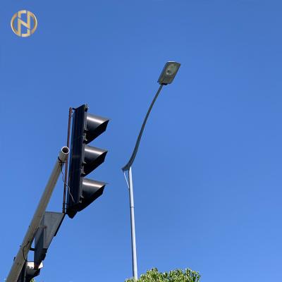 China 35m High Mast Solar Street Light Octagonal Double Arm Single Arm for sale