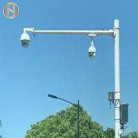 China Hot Dip Galvanization Astm Gr65 7.8m Cantilever Traffic Light Pole for sale