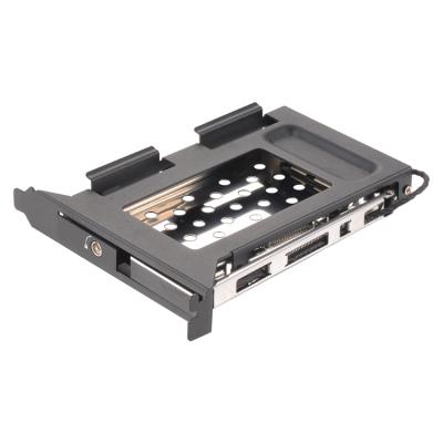 China Unestech ST8210BPCI Aluminum 2.5in SATA Trayless Mobile Mounting Bracket to PCI Hard Drive Enclosure for sale