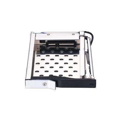 China Unestech 2.5in Stainless Steel Trayless Case Stainless Steel SATA SSD Hdd Mobile Rack For Hdd Enclosure for sale