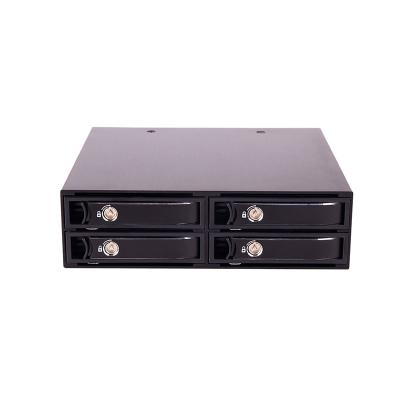 China MiniSAS 2.5in U.2 NVMe Tray SAS SSD Hdd Desktop Removable Enclosure For 5.25in Optical Drive Bay for sale