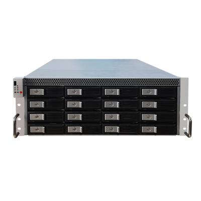 China Hot-swappable 4U 3.5inch 16bay SATA Server Case Aluminum Hdd Enclosure Rackmount for sale