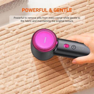 China TORRAS 2021 New Viable 3-Stage USB Electric Adjustable Rechargeable Pill Remover Clothes Brush Portable Fiber Removers for sale