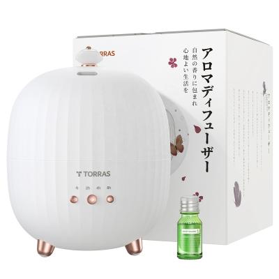 China Enjoy Fragrance and Great Smell in a Second TORRAS Patented Essential Aromaterapy Ultrasonic Aroma Sweet Orange Oil Diffuser Humidifier Atmosphere Lamp Aroma Diffuser for sale