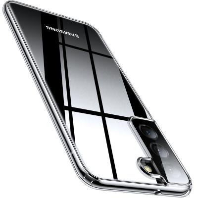 China 2022 TORRAS Crystal Clear Non Yellowing Shockproof Slim Flexible Silicone TPU Shockproof Case For Samsung Galaxy S22 Plus / Ultra Case for sale