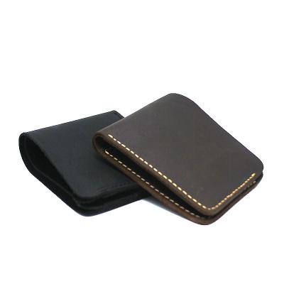 China W8020 Luxury Anti-theft Men Leather Handmade Wallet for sale