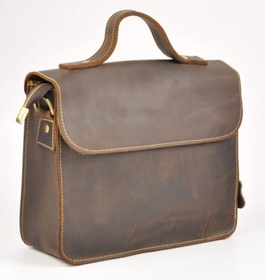 China Outdoor Activities Vintage Leather Briefcase Men bcr5121 Crazy Horse for sale