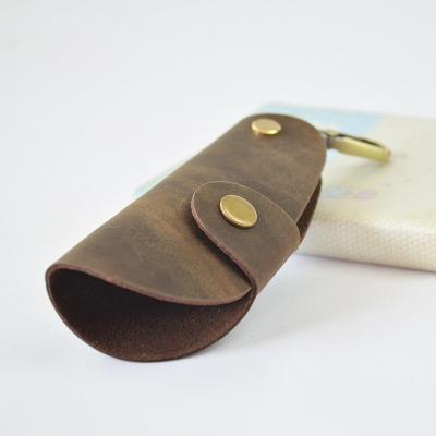 China Promotion Gift kq111 Genuine Leather Key Ring Holder Wholesale for sale