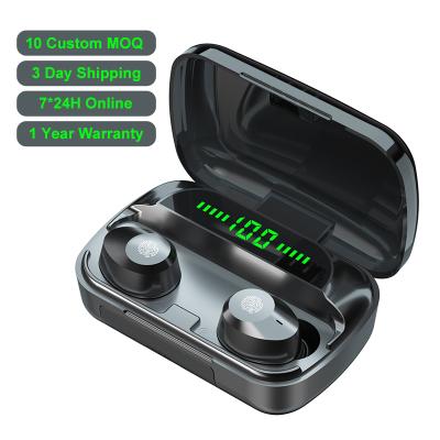 China Wholesale 2000mAh TWS Warless Heafphone Auricularess In-ear Earphone Wireless Headset for sale