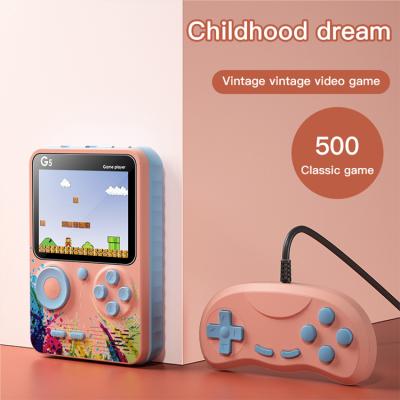 China 2021 Support TV Mini 500 In 1 Handheld Video Game Player G5 Handheld Game Player Retro Game Console Cheap Portable Boy for sale