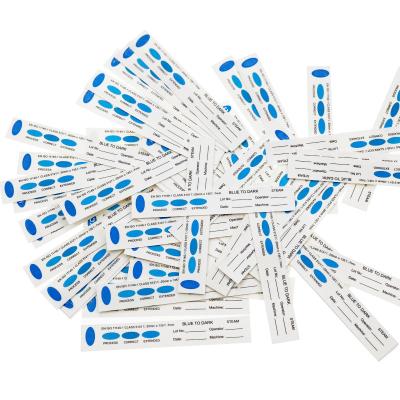 China Class 6 Disposable 100% Pulp Wood Used In Dental Equipment Autoclave Indicator Strips for sale