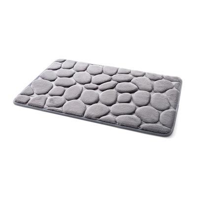 China Wholesale Modern Cobblestone Kitchen Bathroom Door Water-absorbing Non-slip Mat for sale