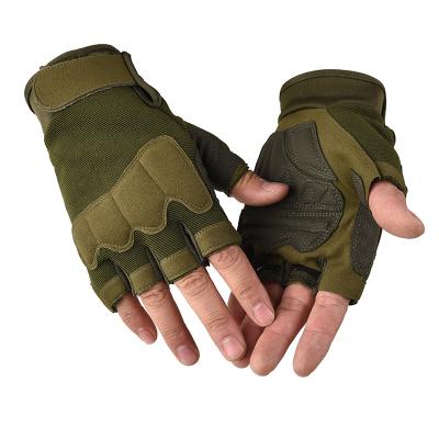 China Wholesale Unisex Men's Tactical Half Finger Gloves Paratrooper Combat Climbing Gloves for sale