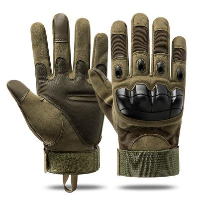 China Wholesale Men's Unisex Soft Shell Protective Touch Screen Fighting Non-slip Outdoor Military Fan Riding Gloves for sale