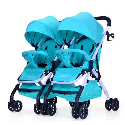 China 6-36 months baby stroller two-child shock absorber double extended foldable lightweight detachable twin baby strollerbbCar for sale