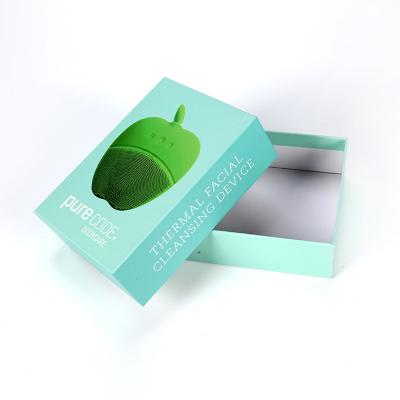 China Recyclable High Quality Customized Green Color Logo Size Gift Packaging Paper Boxes For Electronic Products for sale