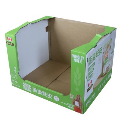 China China Promotional Counter Shelf Box Small Top Materials Productscounter Cardboard Display Boxes Recycled Product for sale