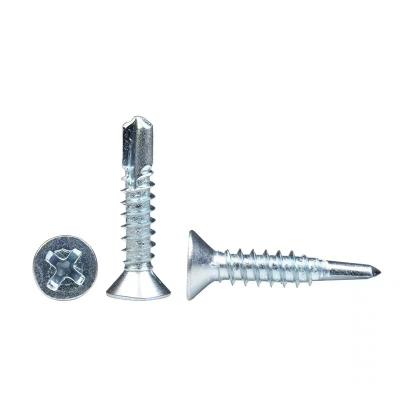 China Head pan CSK hex head patta wafer self drilling screw for sale