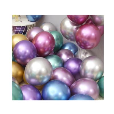 China New Latex Balloon Wedding Decoration Birthday Party Home Stage Layout Thick Metal Gold Balloons for sale