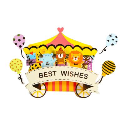 China Korea Korea creative 3D three-dimensional children's greeting card birthday wishes card greeting card for sale