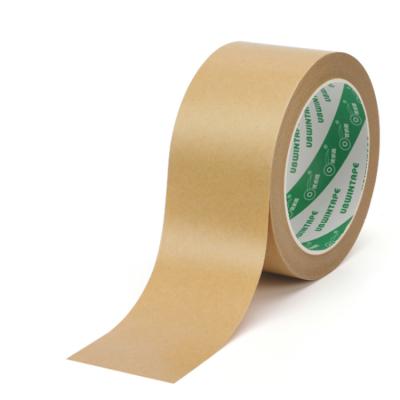 China Wholesale Custom Logo Waterproof Kraft Paper Adhesive Tape Custom Printed Paper Tape Kraft Paper for sale