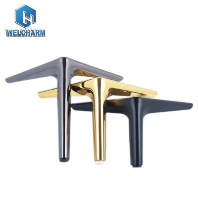 China Modern Chrome Iron Metal Furniture Legs Good Quality Sofa Feet Metal Furniture Legs For Sofa for sale