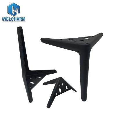 China Modern Black Furniture Legs Sofa Feet Sofa Accessories Legs Good Quality Furniture Legs for sale