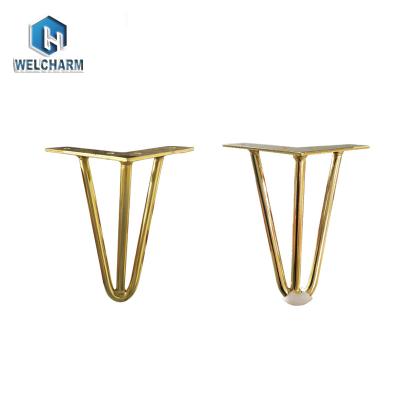 China Modern Iron Sofa Feet Metal Furniture Legs Metal Sofa Iron Table Legs Gold Chrome Metal Table Legs Furniture for sale