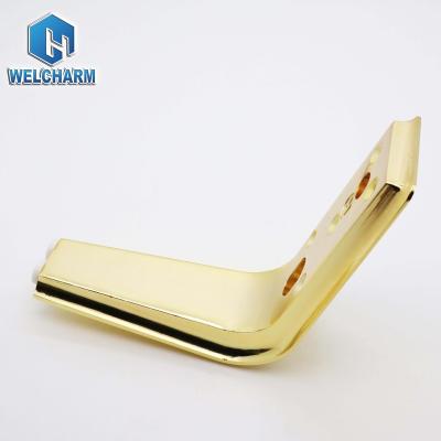 China Modern Chrome Plating Sofa Leg Sofa Feet Gold Modern Aluminum Sofa Legs For Furniture Aluminum Legs for sale