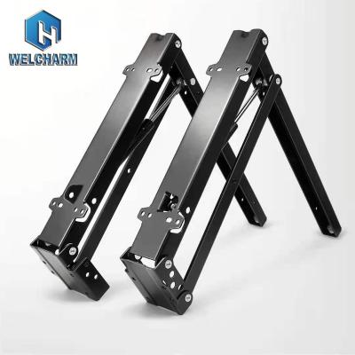 China Modern Factory Wholesale Furniture Accessories Adjustable Ratchet Folding Hinge Mechanism for sale