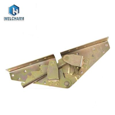 China Modern Furniture Accessories Adjustable Ratchet Folding Hinge Mechanism Lift Sofa Bed Hinges Mechanism for sale