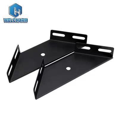 China Modern Furniture Accessories Folding Hinge Mechanism Bed Corner Code Gusset Heavy Duty Metal Shelf Bracket for sale