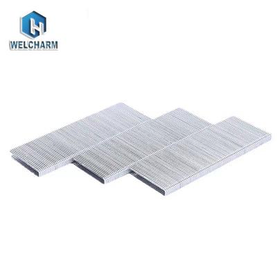 China Hot Sale Sofa Furniture Staples Sofa Flat U-Type Staple Galvanized Decorative Nail 90 Series Br Series U-Type Staples 18GA F Pneumatic Gun for sale