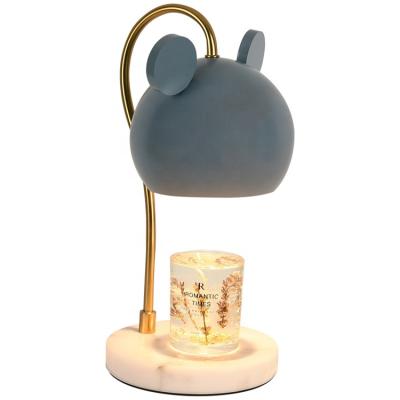 China Cast Iron Light Luxury Indoor Wax Burner Lamp Table Light Decoration Scented Candle Warmer Lamp For Bedroom for sale