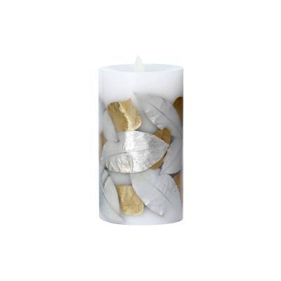 China Wholesale Home Tea Decoration Battery Flameless Light Moving Wick LED Flameless Candle With Flickering Lights Led Candle for sale