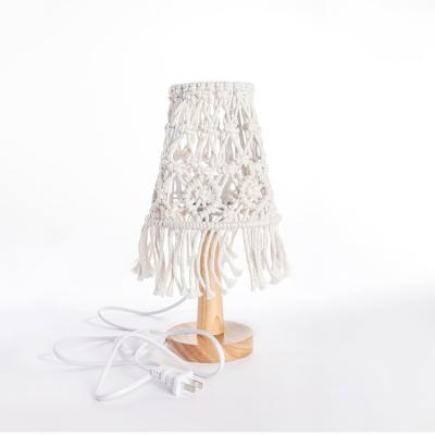 China Household Handmade Modern Bohemian Light Macrame Decor Design Fashion Hanging Ornament for sale