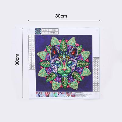 China New Classic/Postmodern Point Diamond Painting Cross Trade Set of 5D Diamond Painting Fashion Canvas Art Diamond Special-Shaped Mandala Series Foreign for sale