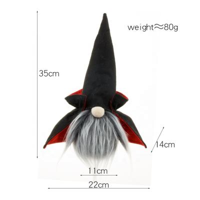 China Handmade Christmas home plush festival harvest polyester /textile +stuff holiday decoration plush hat doll ornaments for sale